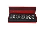 Vintage Herbrand Swivel Socket Set Hma409m 1/4" Drive, Includes 9 Sockets. Fixed Price $180.00.