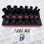 Snap-on Tools Usa New Red 26pc 1/2" Drive Master Swivel Impact Socket Foam Set. Fixed Price $2499.95.