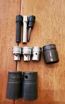 Snap On 1/4 3/8 1/2 Drive Misc Socket Lot Of 9. Fixed Price $88.00.
