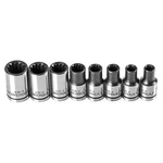Powerbuilt 642053 1/4" Drive Universal Socket Set With Storage Tray 8 Sockets. Fixed Price $21.50.