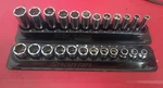 Snap On Tools 8 Mm - 19 Metric Socket Sets 212fsmy 212sfsmy Deep Shallow 3/8. Fixed Price $460.00.