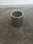 Craftsman 1 -1/16" 12 Point 1/2" Drive Sae #47515 -g2 Chrome Shallow Socket Usa. Fixed Price $8.99.