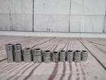 Snap-on Tools Usa Lot Of 10 3/8" Drive 6pt Metric Shallow & Deep Chrome Sockets. Fixed Price $129.99.