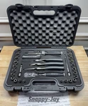 Snap-on Tools New 33pc 3/8" Drive Metric & Sae Assorted Service Set 233fsmbfdt. Fixed Price $1494.95.
