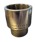 Wright 3/4" Drive 12 Point 6148 Sae 1 1/2" Chrome Socket Usa. Fixed Price $14.95.