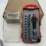 Husky 19 Piece 1/4" Drive Ratcheting Socket Hex 6 Point Bit Set With Case. Fixed Price $11.95.