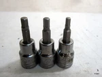 Gearwrench Set Of 3 Hex Bit Socket. Fixed Price $28.50.