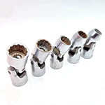 Williams 5 Piece 12pt 1/2" Drive Flex Swivel Head Socket Set Sae Chrome Usa. Fixed Price $54.99.