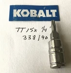 Kobalt T15 X 1/4" Dr Tamper Proof Star Bit Socket 338190 Free Usa Shipping. Fixed Price $8.96.