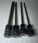 Snap-on Fablm 4 Pc 3/8" Drive Metric Long Ball Hex Socket Driver Set 10 6 5. Fixed Price $65.00.