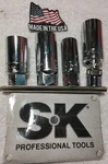 4pc S-k Tool 3/8" Drive Spark Plug Socket Set Sae Usa. Fixed Price $46.46.