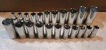 Dewalt 22 Piece Metric And Sae 6 Point Deepwell Socket Set For 3/8" Inch Drive. Fixed Price $44.88.