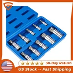 Alloy Steel Bits Bit Socket Set Tamper Proof W/ Case Long Reach. Fixed Price $15.97.