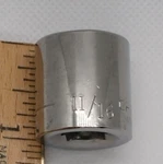 Craftsman 3/8" Drive 11/16" 6 Point Shallow Socket Sae G2 43006 Usa Nos. Fixed Price $9.44.