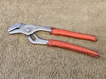 Snap On Groove Slip Joint Adjustable Channel Pliers Red Handle Tools 90bp Usa. Fixed Price $21.95.