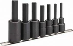 Proto 7 Piece 1/2" Drive Inch Impact Hex Bit Socket Set 1/4 To 5/8". Fixed Price $173.93.