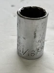 Craftsman Vintage 11/16" 12 Point 1/2" Drive Shallow Socket 47507 Ee. Fixed Price $3.25.