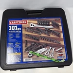 Sears Craftsman Usa Nos 101 Pc Mechanics Tool Set 33101 Socket Ratchets. Fixed Price $249.95.