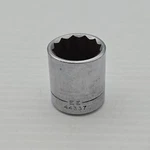Vintage Craftsman 44337 Ee, 3/8" Drive , 3/4", 12 Point Shallow Socket Usa. Fixed Price $8.50.
