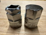 Snap On Tools 12mm Afm121 And 17mm Cpt110a Vintage Specialty Sockets. Like New!. Fixed Price $39.99.