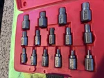 Snapon 15 Piece Screw Extractor Set. Fixed Price $150.00.