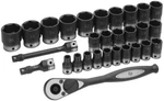 Grey Pneumatic 82629m 1/2" Dr. 29pc Metric Duo-socket Set - 6 Pt.. Fixed Price $270.43.