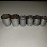 Bonney 1/2 Drive **lot# 11** 12 Point Standard Socket 6 Pieces. Fixed Price $42.00.