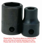 1-3/16" 6point Shallow Impact Supertorque Socket 1/2" Drive Black Industrial Usa. Fixed Price $13.75.