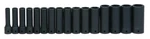 1/2" Drive 6 Point Impact Deep Socket Set 16pcs Supertorque Black Finish With. Fixed Price $178.57.