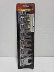Pittsburgh Open End 3/8" Dr. Crowfoot Wrench Set 94427 7-piece Metric 10-19 New. Fixed Price $33.49.