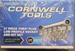 New Cornwell Tools Vmlpbst27cq 27pc Torx Plus Low Profile Socket & Bit Set. Fixed Price $99.95.