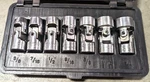 Nice Vtg Craftsman Tools -v- #43812 3/8" Dr Flexible Socket Set - 3/4" Usa. Fixed Price $74.99.