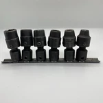 Proto - 6 Pc Universal Impact Socket Set 7/16, 1/2, 9/16, 5/8, 11/16, 3/4 , Usa. Fixed Price $90.00.