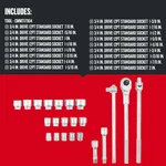 Craftsman 22 -piece Metric And Standard (sae) Mechanics Tool Set (no Case). Fixed Price $373.00.