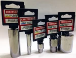 Craftsman 6,8,12 Point 1/4,1/2 Or 3/8-in. Drive Steel Chrome Sockets Usa. Fixed Price $5.88.