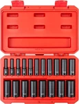 Tekton 3/8 Inch Drive Deep 6-point Impact Socket Set, 19-piece (6-24 Mm) - Case. Fixed Price $79.99.