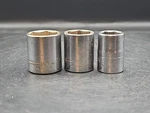 Craftsman 3/8 Drive Socket Shallow 6pt 5/8 9/16 7/16 -vv- 43005 43002. Fixed Price $10.90.