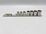 Snap-on 7-peice Socket Set 211fy *pre Owned* Free Shipping. Fixed Price $74.99.