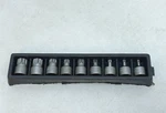 Blue Point Blpxznm389 9pc 3/8" Drive Triple Square Bit Stubby Socket Driver Set. Fixed Price $84.95.