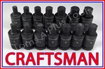 Craftsman Tools 14pc 1/2 Drive Sae Metric Mm Hex Allen Impact Socket Bit Set !!. Fixed Price $61.78.