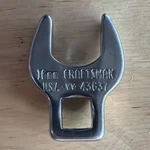 Craftsman 16mm Open End Crowfoot Wrench 3/8" Drive Vv Series 43637 Made In Usa. Fixed Price $24.95.