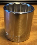Craftsman 30 Mm X 1/2 In. 12 Point Shallow Socket Cmmt12088 Like New!. Fixed Price $12.99.