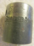 9/16" Ad Snap-on Tools Pf-180 Shallow Impact Socket 3/8" Dr 6 Point Sae Vtg Usa. Fixed Price $6.36.