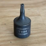 Cornwell T10 T10h Impact Star Bit Driver Socket 1/4 Drive Tamperproof Cbsti10ho. Fixed Price $16.99.