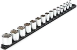 3/8 Inch Drive 12-point Socket Set With Rail, 15-piece (1/4-1 In.) Shd91111. Fixed Price $73.99.