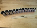 Sk Tools 12 Piece 1/2" Drive 12-point Metric Socket Set - Made In Usa. Fixed Price $100.00.