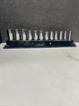 Snap On 3/8" Drive 12pc Metric Semi Deep 6pt Socket Set 8mm-19mm W/pakty241 Tray. Fixed Price $149.99.