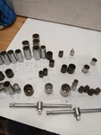 1/2" Drive Tool Lot, Snap On, Bon-e-con,giller, Proto La. Thorsen.37 Pieces. Fixed Price $72.35.