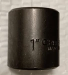 Craftsman Tools Usa Ee18752, 1/2" Dr. 1" Impact Socket, Shallow, 6pt.. Fixed Price $16.79.