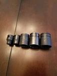 Snap On 3/8" Drive 5/16" 7/16" 5/8" 3/4" 12pt Industrial Finish Shallow Sockets. Fixed Price $44.00.